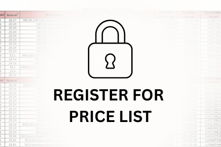 The Nine townhomes price list showing starting prices and layouts for Mississauga freehold townhomes by Mattamy Homes